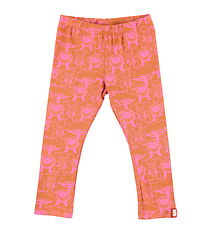 DYR-Cph Leggings - DyrCheetah - Super Pink/Rust Savanne