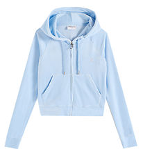 Juicy Couture Cardigan - Madison - Velour - Powder Blue