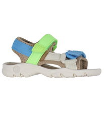 Bisgaard Sandaler - Nico  Bright Blue/Green