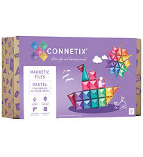 Connetix Magnetst - 64 Dele - Pastel Starter Pack