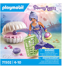 Playmobil Princess Magic - Havfrue m. Perlemuslingeskal - 20 Del