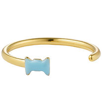 Design Letters Ring - Bow Tie - Light Blue