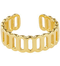 Design Letters Ring - Link Together - Gold