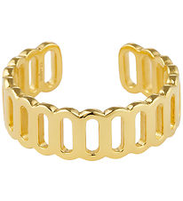 Design Letters Ring - Link Together - Guld