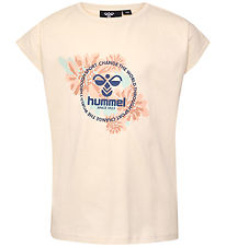 Hummel T-shirt - hmlFlowi - Whitecap Grey
