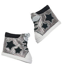 BABY born Sneakers - 43 cm - Sølv