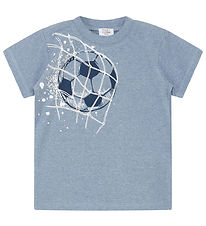 Hust & Claire T-shirt - Arthur - Blue Fog Melange
