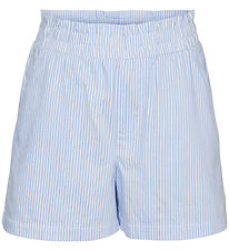Vero Moda Shorts - VmPinny - Bright White/Vista Blue