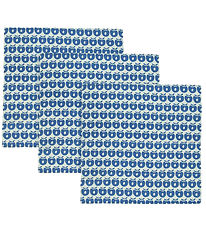 Småfolk Stofbleer - 3-pak - 79x79 - Blue Lolite