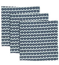 Småfolk Stofbleer - 3-pak - 79x79 - Medieval Blue