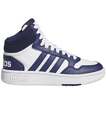 adidas Performance Sko - Hoops 3.0 Mid K - Hvid/Sort