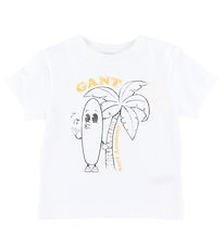 GANT T-shirt  - Surf Academy - White