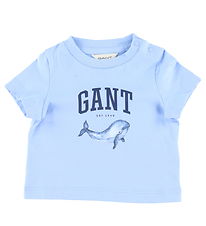 GANT T-shirt - Whale Print - Shade Blue