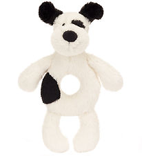 Jellycat Ringrangle - 18x8 cm -  Bashful Black & Cream Puppy