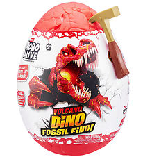 Robo Alive Legetøj - Dino Fossil Find - Volcano Surprise - Assor