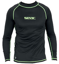 Seac Badebluse - T-Sun Long Man - UV50+ - Sort