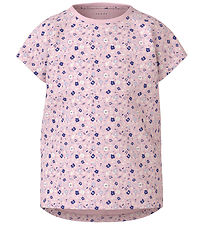 Name It T-Shirt - NmfVigga - Parfait Pink/Small Flowers