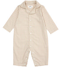 Lalaby Natdragt - Classic - Beige Gingham