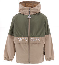 Moncler Jakke - Joly - Beige/Mrkegrn