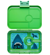 Yumbox Madkasse m. 4 Rum - Bento Tapas - Jurassic Green/Shark