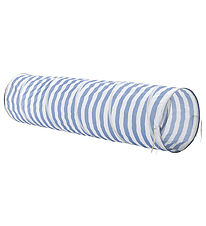 Kids Concept Legetunnel - 180 cm - Blå Striber