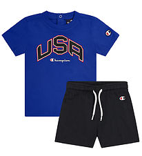 Champion T-shirt/Shorts - Mazarine Blue