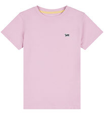 Lee T-Shirt - Badge - Pink Lavender