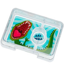 Yumbox Indsatsbakke m. 3 Rum - Snack - Dinosaur