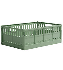 Made Crate Foldekasse - Max - 48x33x17,5 cm - Green Bean Green