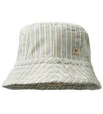 Wheat Bøllehat - Alec - Aquablue Stripe