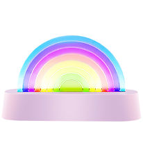 Lalarma Lampe - Dancing Rainbow - 18x11x4 cm - Lilla