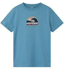Name It T-shirt - NkmHatune - Provincial Blue