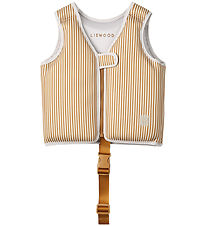 Liewood Svmmevest - 11-15 kg - Dove - Stripe Sandy/Golden Caram