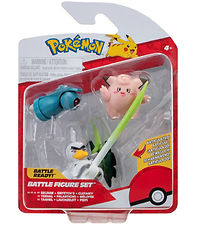 Pokmon Figurer - 3-pak - Battle Figure - Clefairy/Beldum/Sirfet