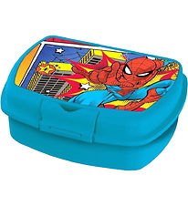 Spiderman Madkasse - Urban Sandwich Box - Blå/Rød