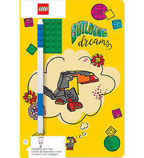 LEGO® Notesbog m. Gel Pen - Building Dreams