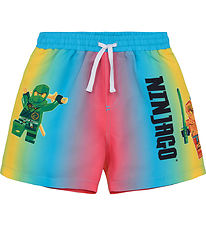 LEGO Ninjago Badeshorts - LWArve - Bright Blue