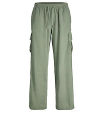 Jack & Jones Bukser - Hør - JpstBill - Cargo - Laurel Wreath