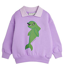 Mini Rodini Sweatshirt - Dolphin - Lilla