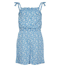 Vero Moda Girl Buksedragt - VmHaya - Blissful Blue/FLOWERS