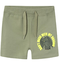 Name It Shorts - NmmAbil Dragon - Oil Green