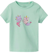 Name It T-shirt - NbfVubie - Yucca/Mermaids