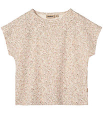 Wheat T-shirt - Bette - Cream Flower Meadow
