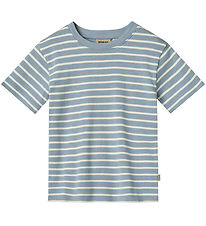 Wheat T-shirt - Fabian - Ashley Blue Stripe