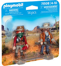 Playmobil Duopack - Bandit And Sheriff - 71508 - 14 Dele