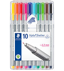 Staedtler Tuscher - 10 stk - Triplus - 0,3 mm