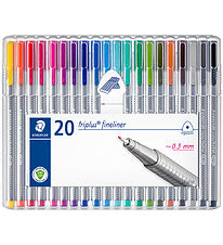 Staedtler Tuscher - 20 stk - Triplus Fineliner - 0,3 mm