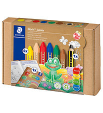 Staedtler Farvekridt m. Aktivitetsbog - Noris Junior - 7 stk.