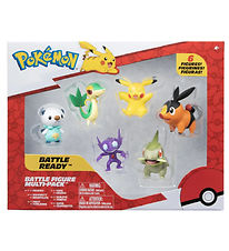 Pokmon Figurer - 6-pak - Battle Ready