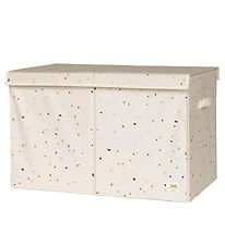 3 Sprouts Opbevaringskasse - 63 x 38 x 39 cm - Terrazzo/Creme